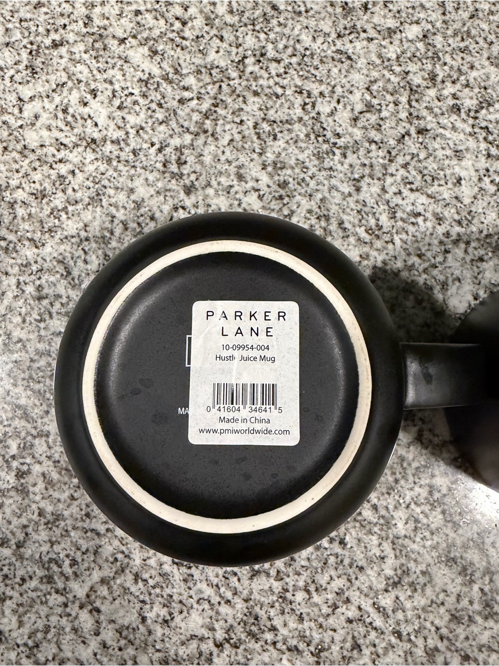 Black 'hustle juice' Ceramic Mugs - Picture 6 of 7